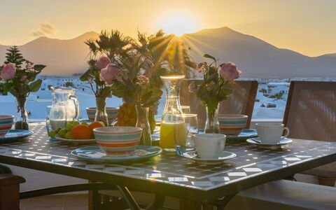 Playa Blanca 660: Møbel, Bord, Udendørs Møbler, Stol, Bordservice, Udendørs Bord, Køkken & Spisebord, Hav, Serveware, Blomsterkrukke