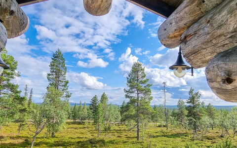 Kauniskelo B: Træ, Hus, Sne, Sommerhus, Hjem, Vinter, Tag, Fryser, Sidespor, Hældning
