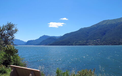 Vista Lago: Vand, Plante, Bygning, Ejendom, Himmel, Svømmepøl, Azure, Træ, Hus, Vindue