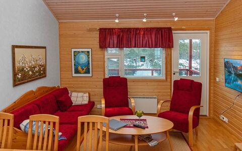 Apartment Helmi Saariselkä: Vandvej, Bank, Vandløb, Sø, Sommerhus, Skov, Kanal, Reservoir, Bjælkehytte