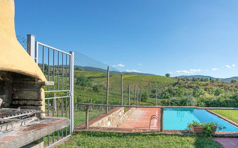 Le Masse - Greve In Chianti, Toscana: Himmel, Plante, Vand, Sky, Bygning, Land Lot, Skygge, Svømmepøl, Boligområde, Landskab