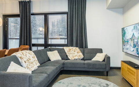 Levi Kahnu: Indretning, Møbel, Gulvbelægning, Væg, Couch, Etage, Træ, Stue, Lejlighed, Loft