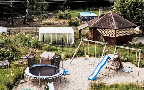 Domek Pod Szarowym Lasem: Fritid, Have, Backyard, Fritid, Gård, Lawn, Skygge, Udendørs Møbler, Stol, Udendørs Struktur