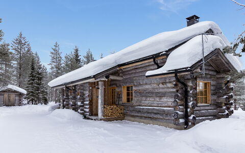 Kelovalta 1B: Sne, Vinter, Træ, Afdeling, Tag, Hus, Sommerhus, Hjem, Fryser, Bjælkehytte