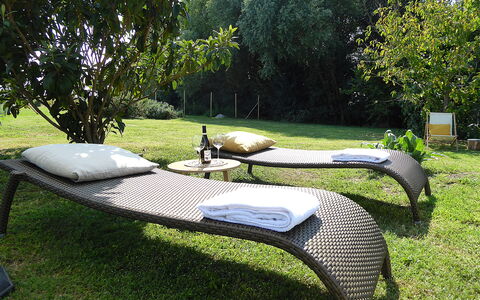 Oasi Casamaras, Brenta River, Wifi, Ac: Græs, Udendørs Møbler, Møbel, Have, Bunddække, Lawn, Skygge, Liggestol