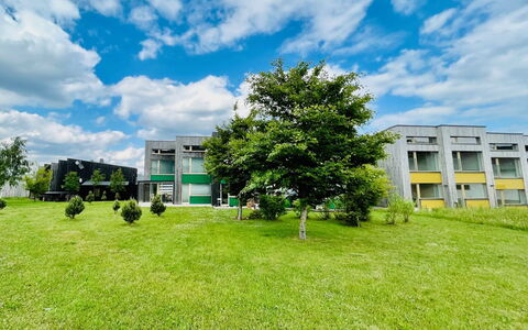 Klinovec Meadows Residence: Land Lot, Have, Lawn, Gård, Estate, Landscaping, Cumulus