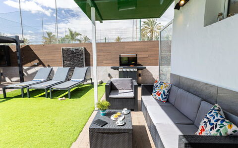Maspalomas 1060: Møbel, Gulvbelægning, Indretning, Etage, Hjem, Udendørs Møbler, Have, Stol, Stueplante