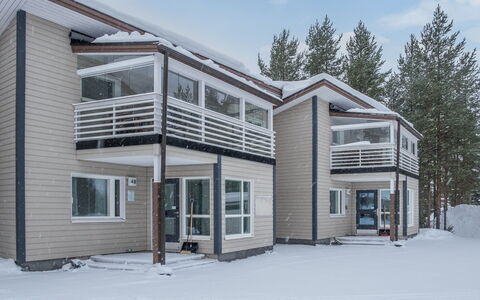 Vuokatinranta Suite 4 C: Vinter, Hjem, Sidespor, Sne, Fryser, Sommerhus, Altan, Dagslys