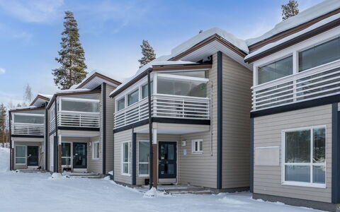Vuokatinranta Suite 2 C: Hjem, Vinter, Fryser, Sidespor, Sommerhus, Lejlighed, Sne, Altan