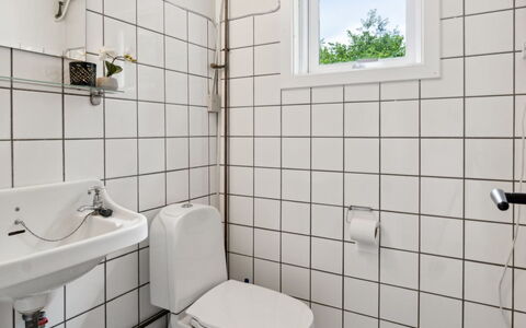 Heidl - 1.3Km to the Fjord: Toiletbræt, Sanitærarmatur, Væg, Badeværelse, Toilet, Gulvbelægning, Etage, Vvs, Håndvask, Kompositmateriale