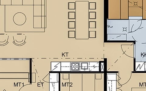 Casa Krogerus Ruka: Stue