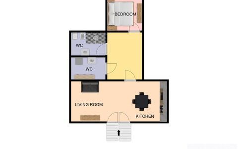 Suite Oltremare: Etage, Design, Stue