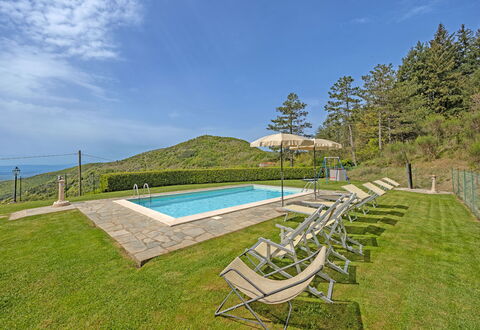 La Montanina: Himmel, Vand, Plante, Sky, Naturlige Landskab, Svømmepøl, Træ, Udendørs Møbler, Land Lot, Skygge