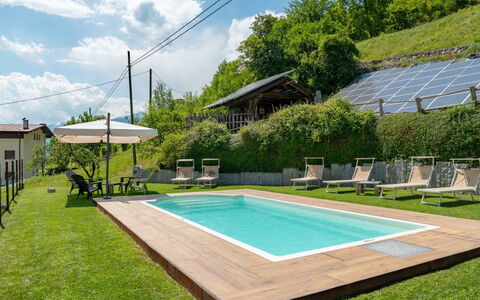 La Meridiana: Svømmepøl, Udvej, Udendørs Møbler, Eco Hotel, Have, Skygge, Fritid, Stuehus, Landscaping, Backyard