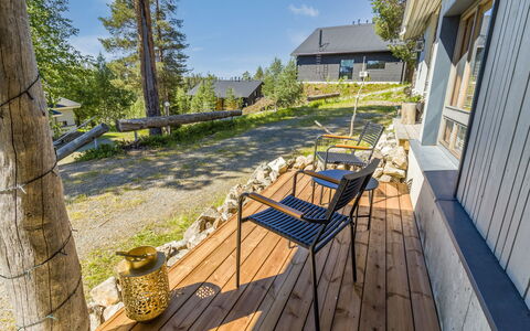 Rukaköngäs 27: Træ, Hjem, Sommerhus, Dæk, Hårdttræ, Planke, Trægulve, Skygge, Eco Hotel, Veranda