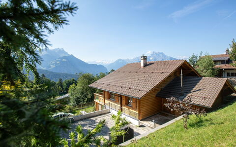 Chalet Domino: Plante, Himmel, Bygning, Ejendom, Vindue, Træ, Naturlige Landskab, Land Lot, Hus, Græs