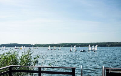 Bootshaus auf Dem See