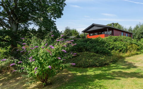 Makrina - 150M from the Sea: Busk, Have, Sommerhus, Bunddække, Lawn, Gård, Garden Bygninger, Stuehus, Landscaping, Backyard