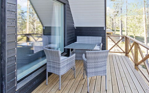 Kota Villa C: Træ, Sommerhus, Bjælkehytte, Skov, Skur, Garden Bygninger, Lærk, Woodland, Bejdse