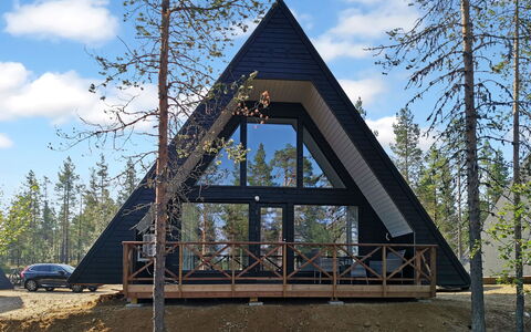 Kota Villa C: Træ, Sommerhus, Bjælkehytte, Skov, Skur, Garden Bygninger, Lærk, Woodland, Bejdse