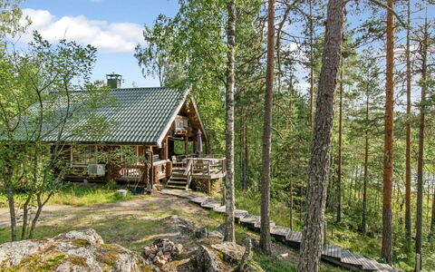 Karhupirtti: Træ, Træ, Sommerhus, Woodland, Skov, Bjælkehytte, Bagagerum, Hytte, Lærk, Garden Bygninger