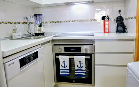 El Pinar de San Ginés: Større Bandage, Køkken, Køkken Apparat, Husholdningsapparat, Cabinetry, Komfur, Countertop, Værelse, Komfur, Gaskomfur