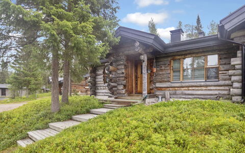 Kaukonkelo: Træ, Sommerhus, Sidespor, Bjælkehytte, Bejdse, Hårdttræ, Planke, Tømmer, Naturmateriale, Garden Bygninger