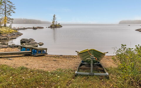 Papula: Træ, Bank, Hus, Sommerhus, Sø, Dam, Skov, Bjælkehytte