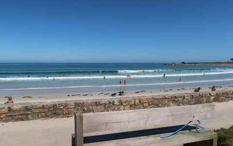 Ty Poulpry: Strand, Krop Af Vand, Vand, Kyst, Coastal Og Oceaniske Landskabsformer, Kyst, Hav, Sommer, Ferie