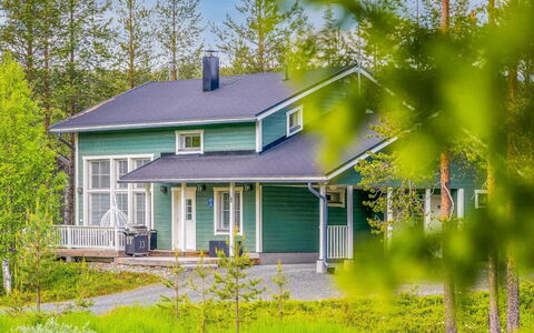 Rukan Tunturituuli: Træ, Sne, Sommerhus, Vinter, Tag, Hjem, Fryser, Bjælkehytte, Sidespor, Hældning