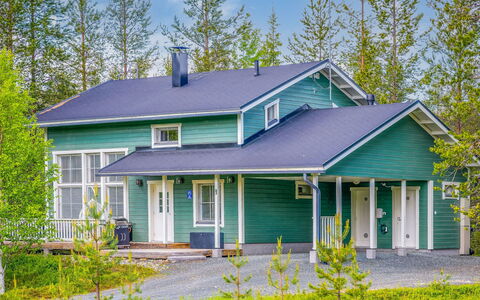 Rukan Tunturituuli: Hus, Tag, Sidespor, Hjem, Sommerhus, Maling, Estate, Stuehus, Forstad, Veranda