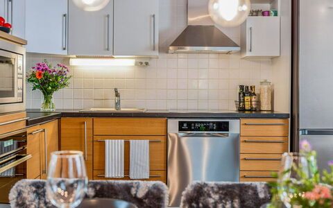 Rukan Tunturituuli: Køkken, Køkken Apparat, Countertop, Møbel, Cabinetry, Indretning, Større Bandage, Husholdningsapparat, Træ, Gulvbelægning
