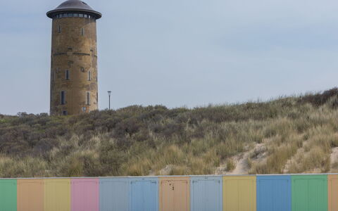 Domburgse Oase: Horisont, Landskab, Økoregion, Sand, Tårn, Land Lot, Strand, Kyst, Kyst