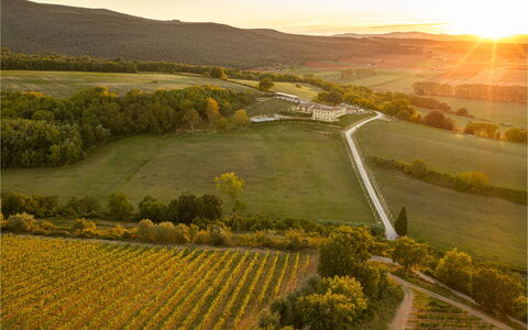 La Capanna, Borgo Campassini, Monteriggioni: Landskab, Naturlige Landskab, Almindeligt, Highland, Græs-, Økoregion, Land Lot, Plantation, Landdistrikt, Mark