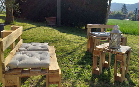 Casalunga: Møbel, Træ, Udendørs Møbler, Udendørs Bord, Bænk, Udendørs Bench, Bejdse, Have, Hårdttræ, Planke