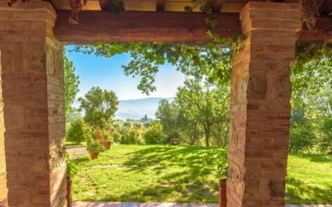 Podere Contignano: Naturlige Landskab, Land Lot, Have, Eng, Landscaping, Lawn, Mursten, Kolonne, Plantation, Backyard