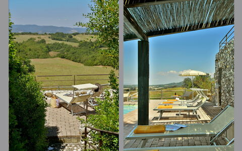 Villa Ginevra: Møbel, Land Lot, Udendørs Møbler, Stol, Skygge, Have, Backyard, Landscaping, Eco Hotel, Gård