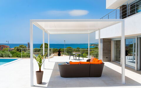Villa Nina: Udendørs Møbler, Møbel, Skygge, Udendørs Struktur, Stol, Gårdhave, Pergola, Svømmepøl, Blomsterkrukke, Eco Hotel