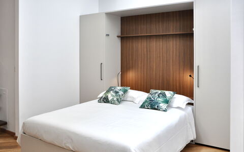 Suite Trastevere: Møbel, Træ, Soveværelse, Indretning, Gulvbelægning, Etage, Seng, Sengetøj, Sengetøj, Værelse