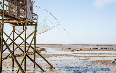 La Bernerie-En Retz 250: Himmel, Hav, Ocean, Kyst, Morgen, Strand, Kyst, Net, Sand