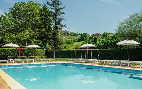 Il Roseto: Svømmepøl, Udvej, Udendørs Møbler, Eco Hotel, Have, Fritid, Thermae, Skygge, Liggestol, Landscaping