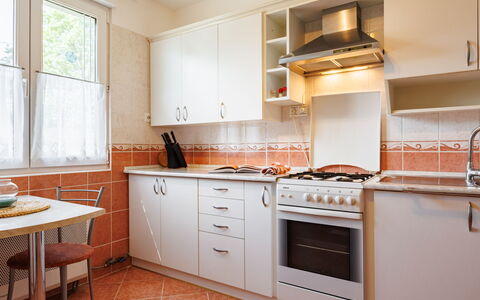 Green House: Køkken, Køkken Apparat, Countertop, Cabinetry, Større Bandage, Gulvbelægning, Træ, Indretning, Komfur, Møbel