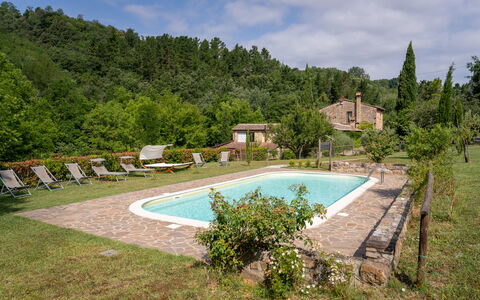 Montaione Country House Amarrante, Pool, Ac: Busk, Landdistrikt, Estate, Stuehus, Have, Sommerhus, Hacienda, Eco Hotel, Landscaping