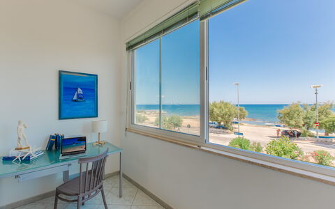 Vista Mare Da Rossella: Hav, Ocean, Kyst, Skygge, Strand, Caribbean, Bugt, Hotel, Altan, Tropics