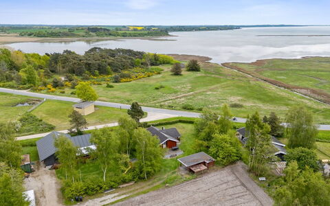 Hjalmine - 225M from the Sea: Vegetationen, Busk, Forår, Sommerhus, Have, Skygge, Backyard, Gård, Stol