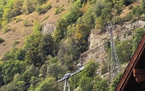 Alte Gemeindestube 2. Og Ost: Svævebane, Hill Station, Hældning