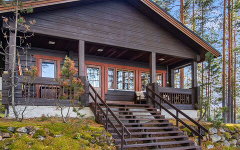 Pirkonlahti: Træ, Hårdttræ, Sommerhus, Hjem, Planke, Veranda, Sidespor, Bejdse, Bjælkehytte, Tømmer