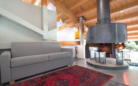 Silea Apartments, Pool, Garden, Treviso: Møbel, Gulvbelægning, Indretning, Etage, Træ, Loft, Couch, Stue, Værelse, Belysning