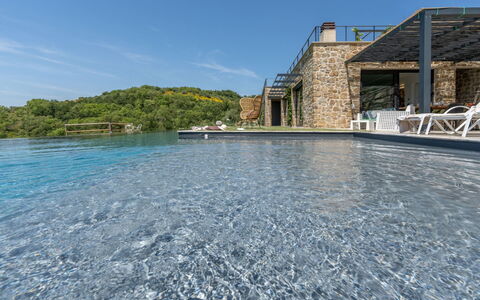 Villa Feronia: Vand, Svømmepøl, Reservoir, Udvej, Water Feature, Ferieby, Eco Hotel