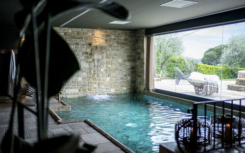 Villa delle Rose: Svømmepøl, Kompositmateriale, Udvej, Water Feature, Design, Hotel, Eco Hotel, Stueplante, Villa, Gårdsplads